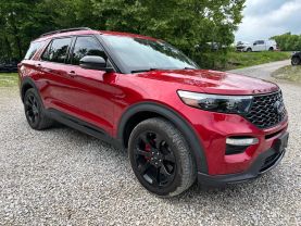 2020 FORD EXPLORER SUV V6, ECOBOOST, TWIN TURBO, 3.0 LITER ST SPORT UTILITY 4D at T&T Repairables - used car dealership in Spencer, Indiana.