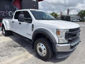 2021 FORD F450 SUPER DUTY CREW CAB PICKUP V8, TURBO DIESEL, 6.7 LITER XL PICKUP 4D 8 FT