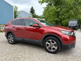 2019 HONDA CR-V SUV 4-CYL, TURBO, 1.5 LITER EX-L SPORT UTILITY 4D at T&T Repairables - used car dealership in Spencer, Indiana.