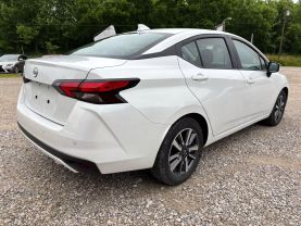 2025 NISSAN VERSA SEDAN 4-CYL, 1.6 LITER SV SEDAN 4D at T&T Repairables - used car dealership in Spencer, Indiana.