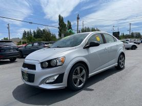 2015 CHEVROLET SONIC SEDAN 4-CYL, TURBO, 1.4 LITER RS SEDAN 4D