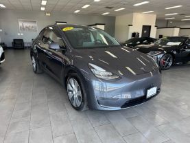 2020 TESLA MODEL Y SUV DUAL AC ELECTRIC MOTORS LONG RANGE SPORT UTILITY 4D