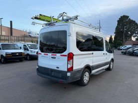 2016 FORD TRANSIT 150 WAGON PASSENGER V6, FLEX FUEL, 3.7 LITER XLT W/MEDIUM ROOF W/SLIDING SIDE DOOR VAN 3D