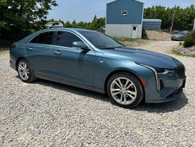 2023 CADILLAC CT4 SEDAN 4-CYL, TURBO, 2.0 LITER LUXURY SEDAN 4D at T&T Repairables - used car dealership in Spencer, Indiana.