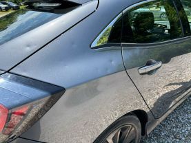 2019 HONDA CIVIC HATCHBACK 4-CYL, PZEV, TURBO, 1.5 LITER EX HATCHBACK 4D at T&T Repairables - used car dealership in Spencer, Indiana.