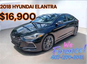 2018 HYUNDAI ELANTRA SEDAN 4-CYL, TURBO, GDI, 1.6 LITER SPORT SEDAN 4D