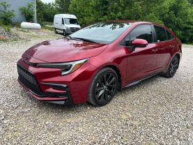 2023 TOYOTA COROLLA SEDAN 4-CYL, DYNAMIC-FORCE, 2.0 LITER SE SEDAN 4D at T&T Repairables - used car dealership in Spencer, Indiana.