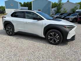 2024 SUBARU SOLTERRA SUV DUAL AC ELECTRIC MOTORS PREMIUM SPORT UTILITY 4D at T&T Repairables - used car dealership in Spencer, Indiana.