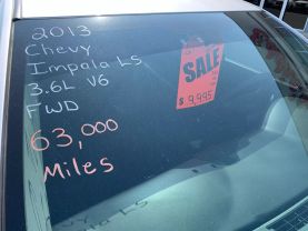 2013 CHEVROLET IMPALA LS SEDAN CARS/SUV V6, 3.6 LITER LS SEDAN 4D - Eddies Auto Sales