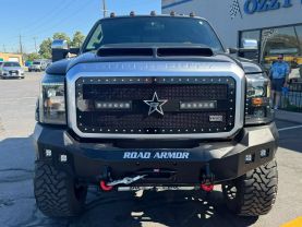2014 FORD F250 SUPER DUTY CREW CAB PICKUP V8, TURBO DIESEL, 6.7L PLATINUM PICKUP 4D 6 3/4 FT
