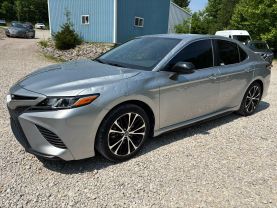 2020 TOYOTA CAMRY SEDAN 4-CYL, 2.5 LITER SE SEDAN 4D at T&T Repairables - used car dealership in Spencer, Indiana.