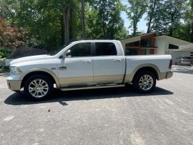 2014 RAM 1500 CREW CAB PICKUP V8, HEMI, 5.7 LITER LARAMIE LONGHORN PICKUP 4D 5 1/2 FT