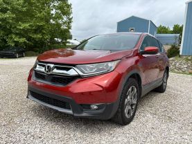 2019 HONDA CR-V SUV 4-CYL, TURBO, 1.5 LITER EX-L SPORT UTILITY 4D at T&T Repairables - used car dealership in Spencer, Indiana.