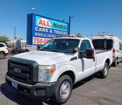 2014 FORD F250 SUPER DUTY REGULAR CAB PICKUP V8, FLEX FUEL, 6.2 LITER XL PICKUP 2D 8 FT