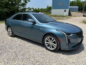 2023 CADILLAC CT4 SEDAN 4-CYL, TURBO, 2.0 LITER LUXURY SEDAN 4D at T&T Repairables - used car dealership in Spencer, Indiana.