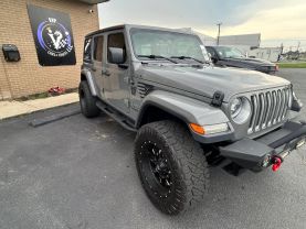 2018 JEEP WRANGLER UNLIMITED SUV V6, 3.6 LITER ALL NEW SAHARA SPORT UTILITY 4D