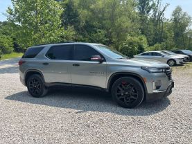 2023 CHEVROLET TRAVERSE SUV V6, 3.6 LITER PREMIER SPORT UTILITY 4D at T&T Repairables - used car dealership in Spencer, Indiana.