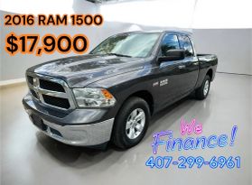 2016 RAM 1500 QUAD CAB PICKUP V8, HEMI, 5.7 LITER SLT PICKUP 4D 6 1/3 FT