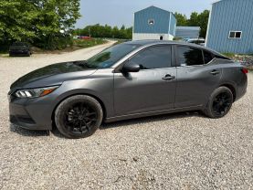2023 NISSAN SENTRA SEDAN 4-CYL, 2.0 LITER SV SEDAN 4D at T&T Repairables - used car dealership in Spencer, Indiana.