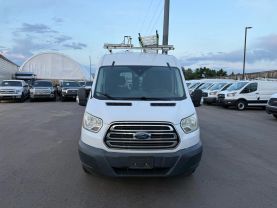 2016 FORD TRANSIT 150 WAGON PASSENGER V6, FLEX FUEL, 3.7 LITER XLT W/MEDIUM ROOF W/SLIDING SIDE DOOR VAN 3D