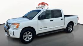 2008 NISSAN TITAN CREW CAB PICKUP V8, FLEX FUEL, 5.6 LITER XE PICKUP 4D 5 1/2 FT