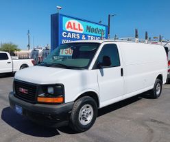 2017 GMC SAVANA 3500 CARGO CARGO V8, FLEX FUEL, 6.0 LITER EXTENDED VAN 3D