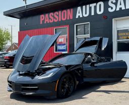 2015 CHEVROLET CORVETTE COUPE V8, 6.2 LITER STINGRAY Z51 COUPE 2D