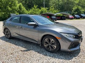 2019 HONDA CIVIC HATCHBACK 4-CYL, PZEV, TURBO, 1.5 LITER EX HATCHBACK 4D at T&T Repairables - used car dealership in Spencer, Indiana.