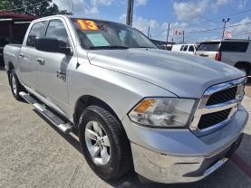 2013 RAM 1500 CREW CAB PICKUP V6, FLEX FUEL, 3.6 LITER SLT PICKUP 4D 5 1/2 FT
