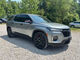 2023 CHEVROLET TRAVERSE SUV V6, 3.6 LITER PREMIER SPORT UTILITY 4D at T&T Repairables - used car dealership in Spencer, Indiana.