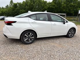 2025 NISSAN VERSA SEDAN 4-CYL, 1.6 LITER SV SEDAN 4D at T&T Repairables - used car dealership in Spencer, Indiana.