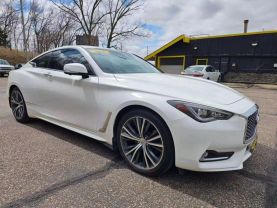 2018 INFINITI Q60 COUPE V6, TWIN TURBO, 3.0 LITER 3.0T LUXE COUPE 2D