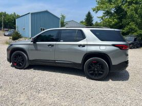 2023 CHEVROLET TRAVERSE SUV V6, 3.6 LITER PREMIER SPORT UTILITY 4D at T&T Repairables - used car dealership in Spencer, Indiana.