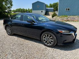 2021 MAZDA MAZDA6 SEDAN 4-CYL, SKYACTIV-G, 2.5 LITER SPORT SEDAN 4D at T&T Repairables - used car dealership in Spencer, Indiana.