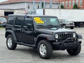 2016 JEEP WRANGLER SUV V6, 3.6 LITER UNLIMITED SPORT SUV 4D