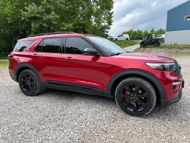 2020 FORD EXPLORER SUV V6, ECOBOOST, TWIN TURBO, 3.0 LITER ST SPORT UTILITY 4D at T&T Repairables - used car dealership in Spencer, Indiana.