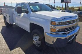 2015 CHEVROLET SILVERADO 3500 HD DOUBLE CAB PICKUP V8, FLEX FUEL, 6.0 LITER WORK TRUCK PICKUP 4D 8 FT