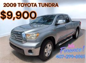 2009 TOYOTA TUNDRA DOUBLE CAB PICKUP V8, FLEX FUEL, 5.7 LITER SR5 PICKUP 4D 6 1/2 FT