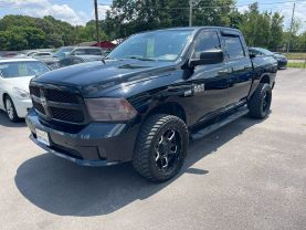 2013 RAM 1500 CREW CAB PICKUP V8, FLEX FUEL, 4.7 LITER TRADESMAN PICKUP 4D 5 1/2 FT