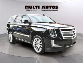 2018 CADILLAC ESCALADE SUV V8, 6.2 LITER PLATINUM SPORT UTILITY 4D