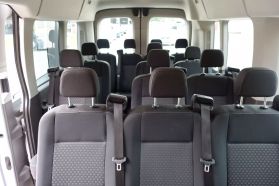 2023 FORD TRANSIT 350 PASSENGER VAN PASSENGER V6, ECOBOOST, TWIN TURBO, 3.5 LITER XL W/MEDIUM ROOF VAN 3D