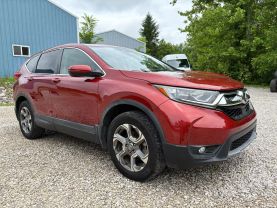 2019 HONDA CR-V SUV 4-CYL, TURBO, 1.5 LITER EX-L SPORT UTILITY 4D at T&T Repairables - used car dealership in Spencer, Indiana.