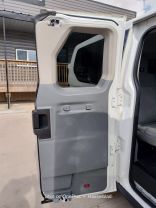 2015 FORD TRANSIT 150 WAGON PASSENGER V6, FLEX FUEL, 3.7 LITER XLT W/LOW ROOF W/60/40 SIDE DOOR VAN 3D at Motors On Wheels - used car dealership in Houston, Texas.