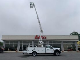2020 FORD F550 SD 43FT CABLE PLACER BUCKET TRUCK ALTEC AT238P BUCKET TRUCKS V8, TURBO DIESEL, 6.7 LITER XL REG CAB 2D - Eddies Auto Sales