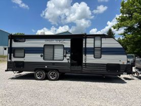2022 CHEROKEE BY FOREST RIVER GREY WOLF SE - - 22MKSE at T&T Repairables - used car dealership in Spencer, Indiana.