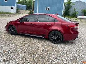 2023 TOYOTA COROLLA SEDAN 4-CYL, DYNAMIC-FORCE, 2.0 LITER SE SEDAN 4D at T&T Repairables - used car dealership in Spencer, Indiana.