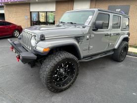 2018 JEEP WRANGLER UNLIMITED SUV V6, 3.6 LITER ALL NEW SAHARA SPORT UTILITY 4D