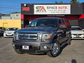 2013 FORD F150 SUPER CAB PICKUP V8, FLEX FUEL, 5.0 LITER XLT PICKUP 4D 6 1/2 FT
