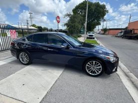 2022 INFINITI Q50 SEDAN V6, TWIN TURBO, 3.0 LITER LUXE SEDAN 4D
