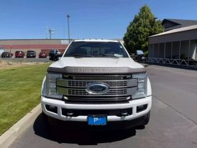 2018 FORD F450 SUPER DUTY CREW CAB PICKUP V8, TURBO DIESEL, 6.7 LITER PLATINUM PICKUP 4D 8 FT